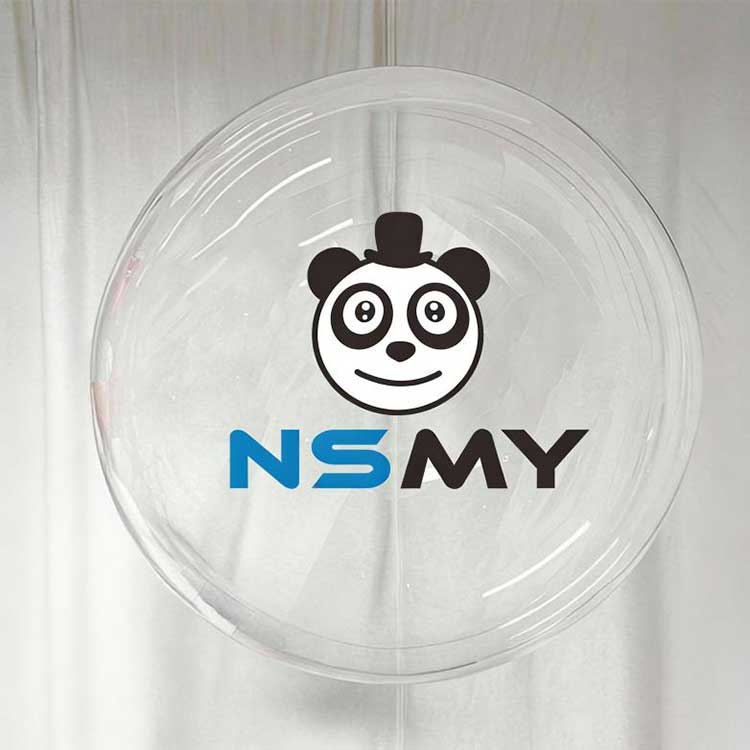 48 इन्च राउन्ड क्लियर बोबो बेलुनहरू