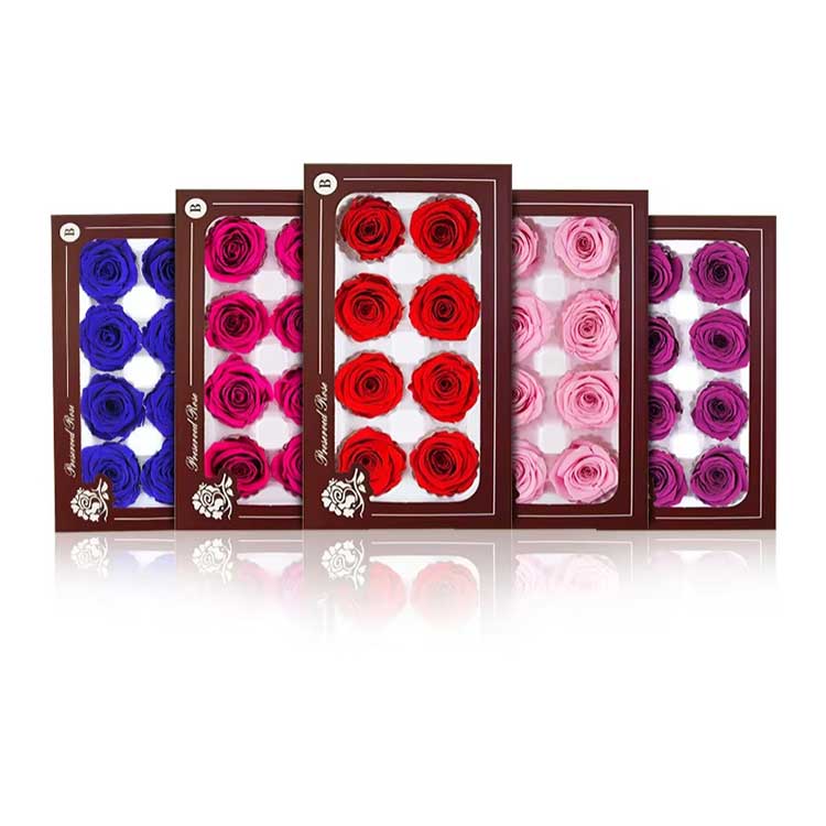 अनन्त फूल 8 फूल गुलाब उपहार बक्स