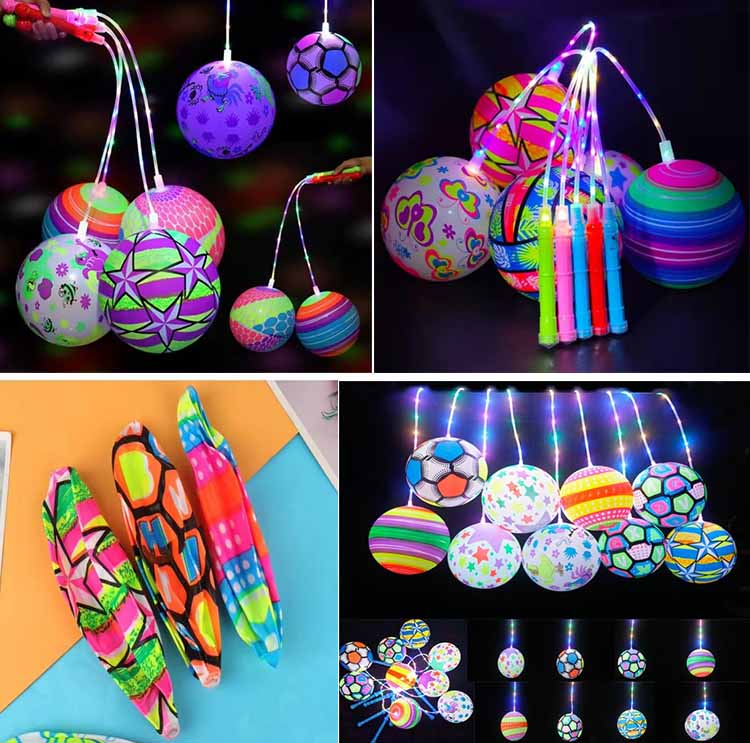 LED inflatable light up balls