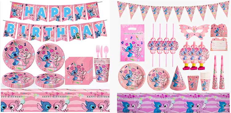Stitch Disposable Plate Set