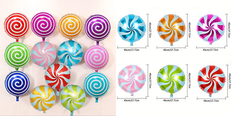 18-Inch Windmill Candy Foil Balloons China