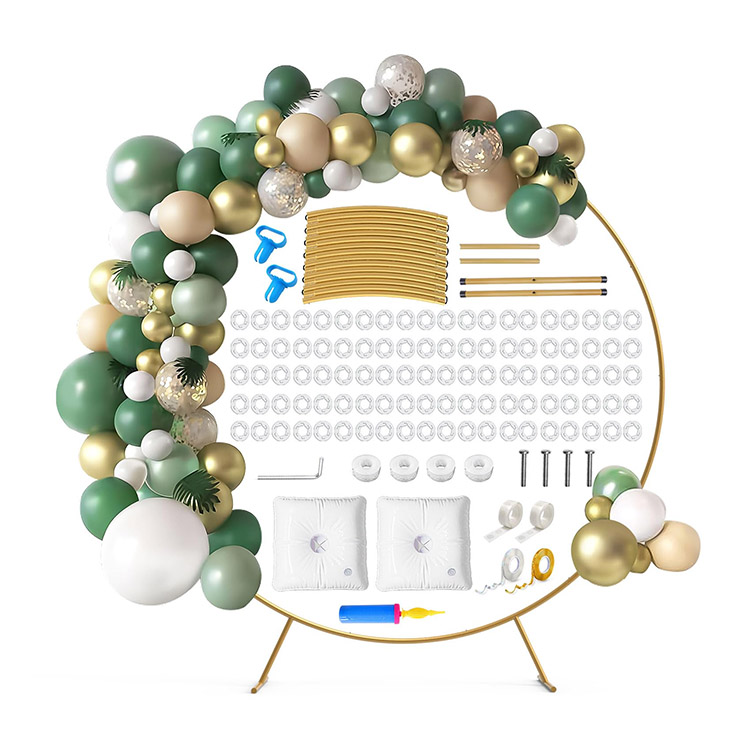धातु राउन्ड बेलुन आर्क किट